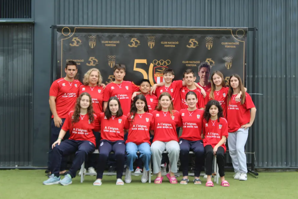 Foto de grup de l'equip Alevins